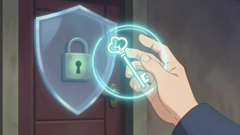 Visual representation of "passkey" - A passkey is a special type of code or key used to gain access to a secure system or to authenticate a user's identity.