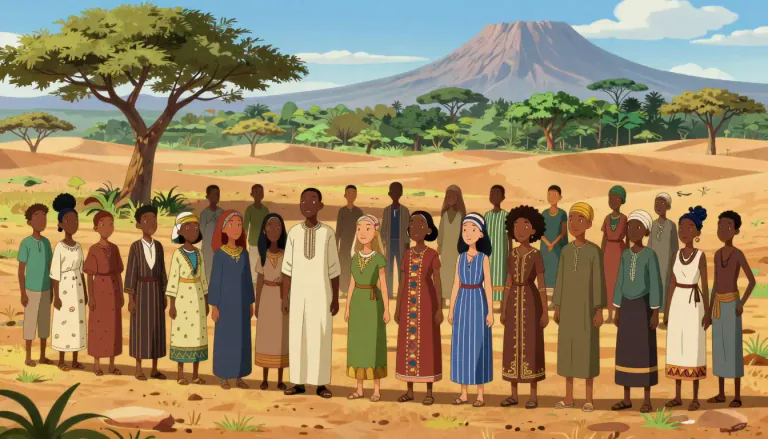 Visual representation of "african" - Relating to or characteristic of Africa and its peoples.