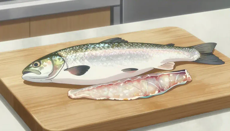 Visual representation of "whitefish" - A type of fish characterized by its light-colored flesh, commonly used in cooking.