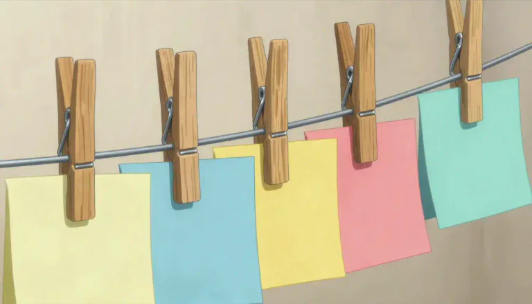 Visual representation of "clothespin" - An object used in various crafts for holding items together.