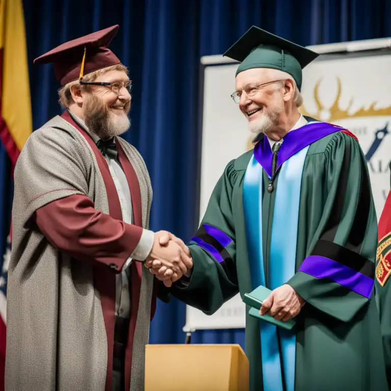 Visual representation of "diploma" - An official document that is given as an honour or reward.