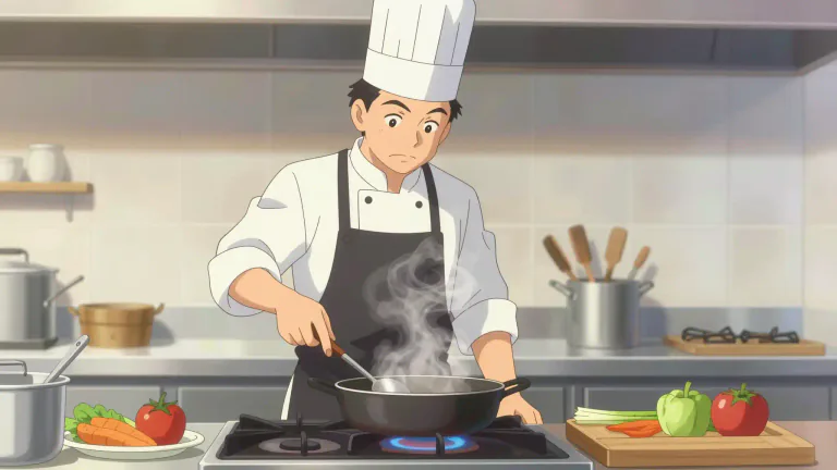 Visual representation of "cook" - A person who prepares food as their job