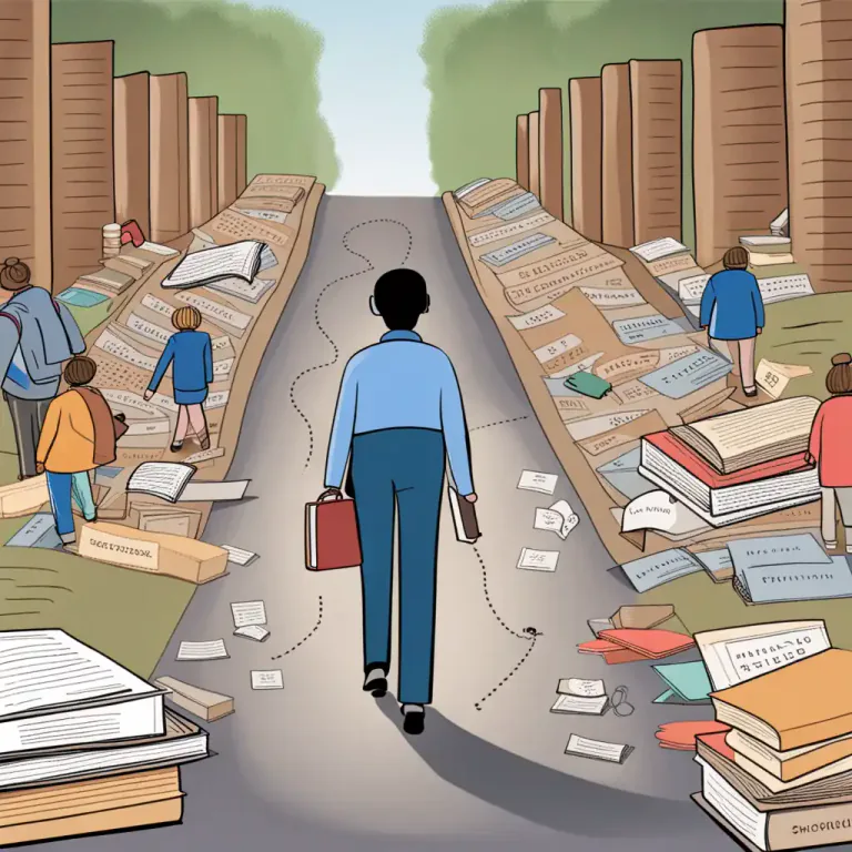 Visual representation of "walk/tread a fine/thin line" - To be careful about the way you behave or talk about something sensitive or controversial so as not to offend or upset anyone.