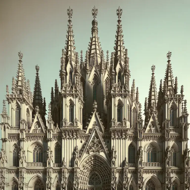 Visual representation of "finial" - A curving decoration at the peak of a roof, especially in Asian or Gothic architecture