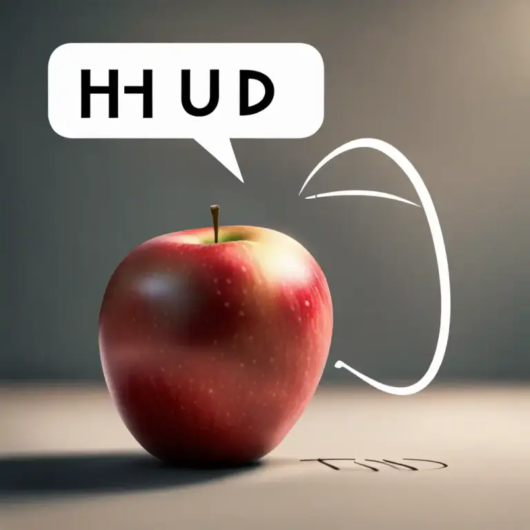 Visual representation of "thud" - When something hits another thing with a sound.
