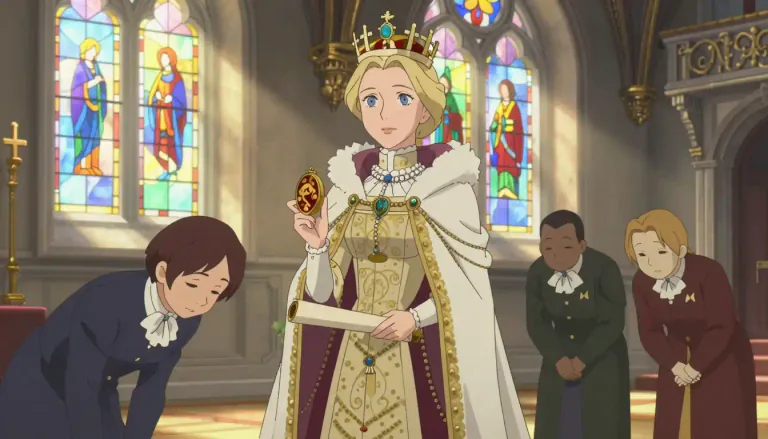 Visual representation of "peeress" - A woman holding a title of nobility in her own right or married to a nobleman.