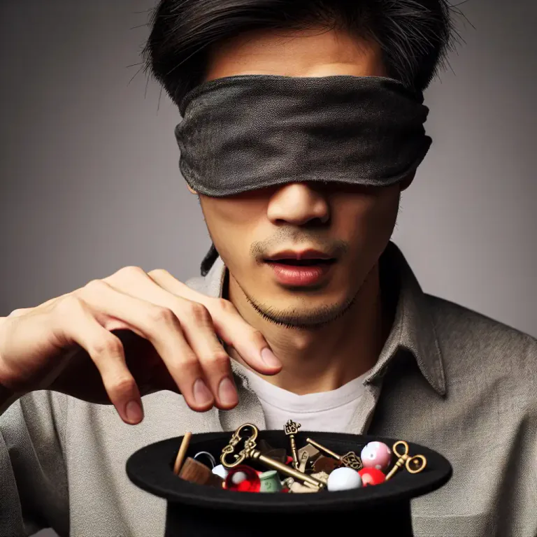 Visual representation of "random" - Made, done, or happening without method or conscious decision.