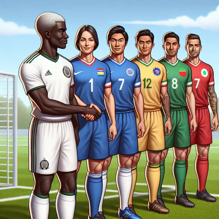 Visual representation of "journeyman" - A sports player who often moves from team to team.