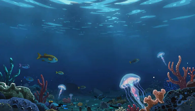 Visual representation of "deepwater" - In an environmental context, deepwater refers to areas of the ocean that are essential for maintaining global biodiversity and climate regulation.
