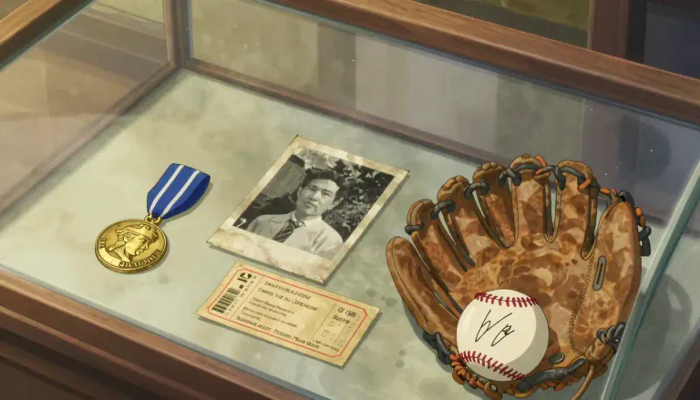 Visual representation of "memorabilia" - Objects saved from the past, because of their historical or sentimental value
