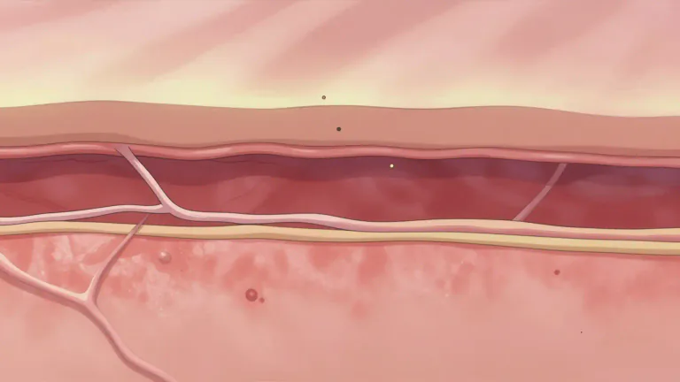 Visual representation of "dermal" - Relating to the skin.