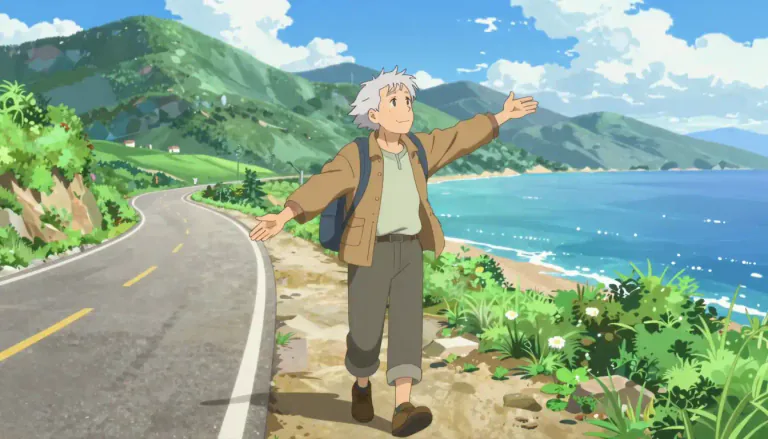 Visual representation of "footloose" - Without any worries, responsibilities or commitments; free to go wherever you want or do anything you like.