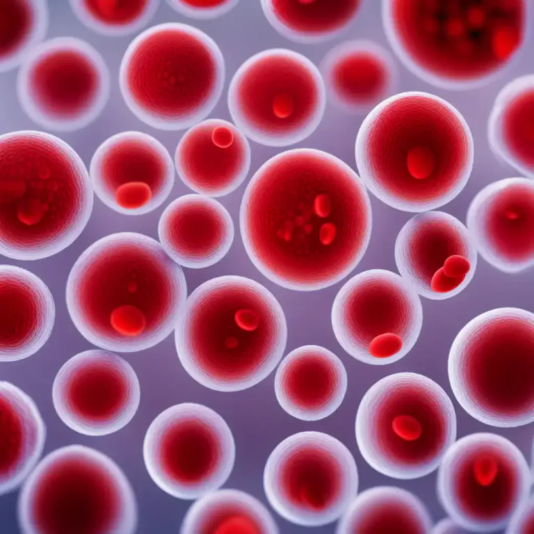 Visual representation of "globule" - A small mass of cells in the body