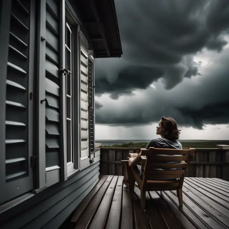 Visual representation of "batten down the hatches" - Prepare for a difficult situation or for trouble to come.