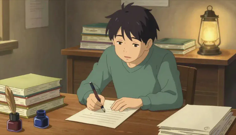 Visual representation of "author" - A person who writes books, stories, articles or other written works.