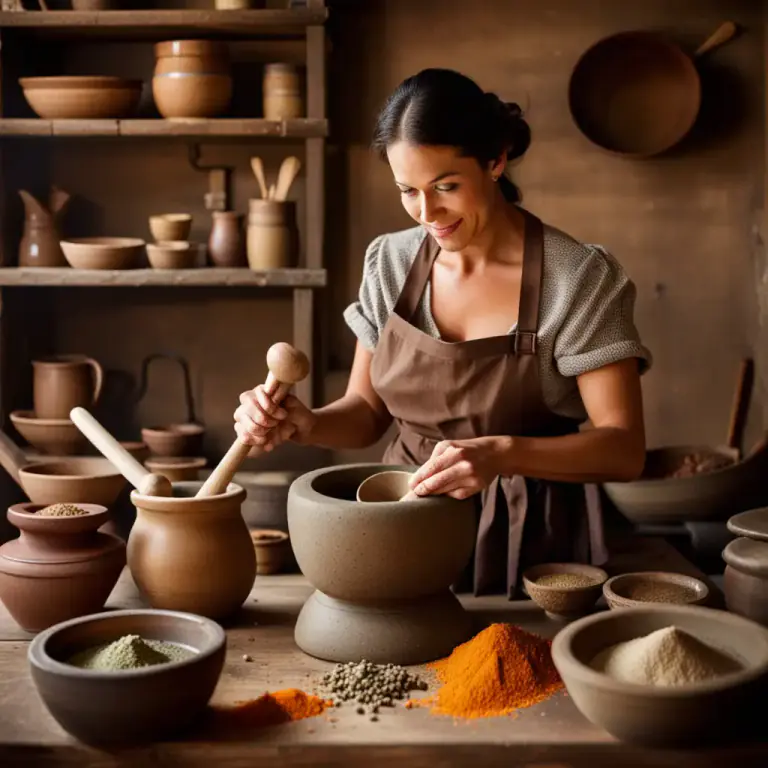 Visual representation of "traditional" - Related to methods or techniques that have been used for a long time in cooking