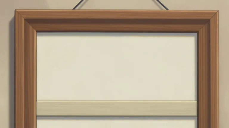 Visual representation of "frame" - A solid structure around something to support it or make its shape.