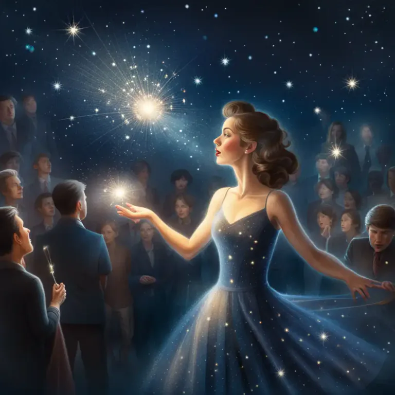 Visual representation of "stardust" - A magical or enchanting quality that seems to be beyond the normal world.
