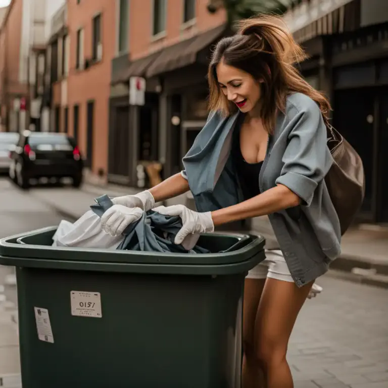 Visual representation of "trash" - To throw away or to dispose off