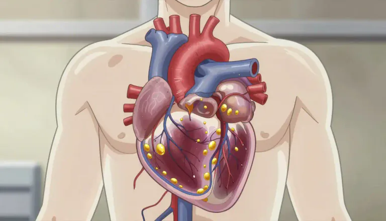 Visual representation of "hypertriglyceridemia" - A condition where there are high levels of triglycerides in the blood, which can increase the risk of heart disease.