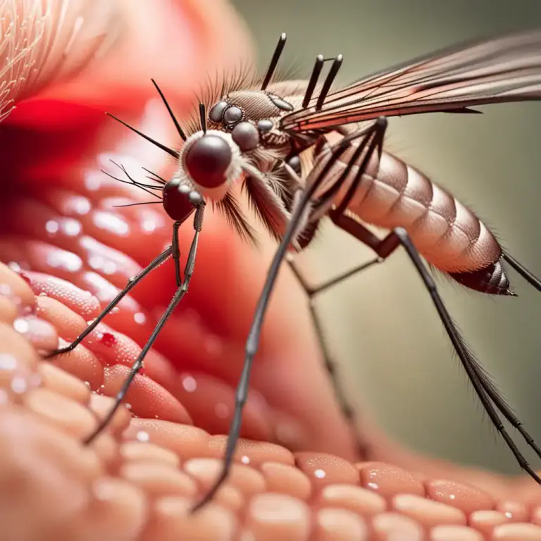 Visual representation of "bite" - An insect or animal cuts your skin to feed