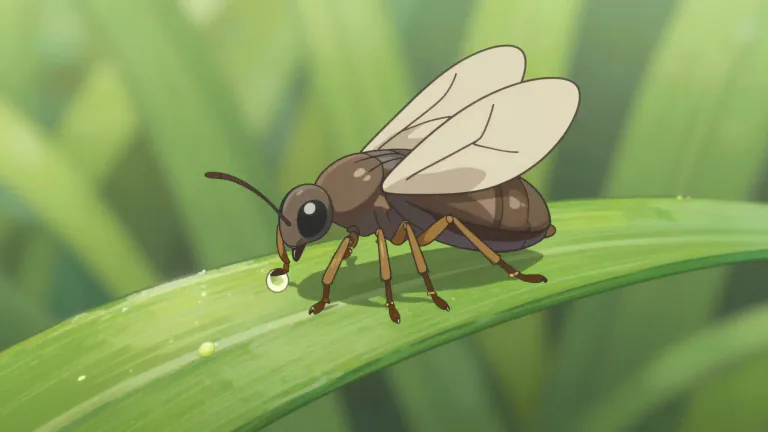 Visual representation of "chinch" - A small, usually wingless insect that feeds on plants.