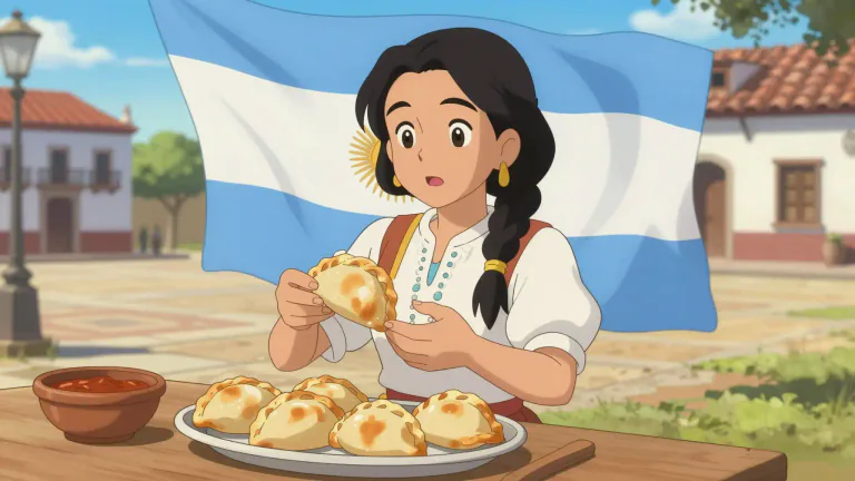 Visual representation of "argentinean" - Relating to Argentina or its people.
