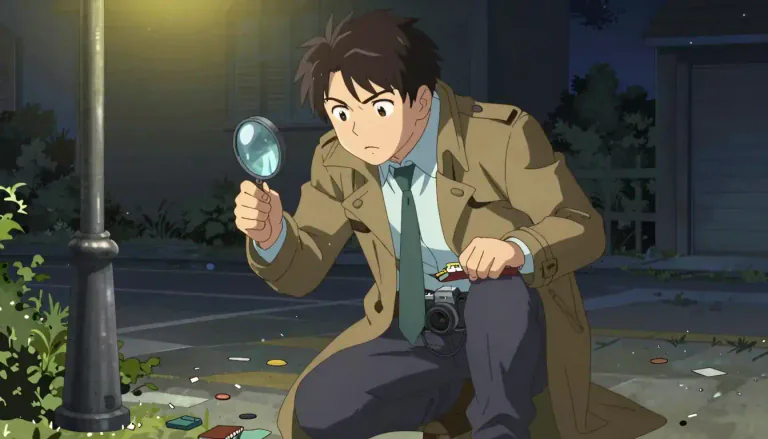 Visual representation of "investigator" - A person who tries to find facts or information, often to solve a problem or mystery.