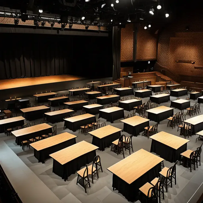 Visual representation of "arrangement" - The way things are organized or set up
