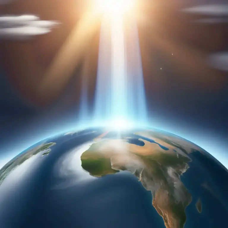 Visual representation of "greenhouse" - Related to the 'greenhouse effect', where certain gases trap heat in the Earth's atmosphere, causing it to warm up