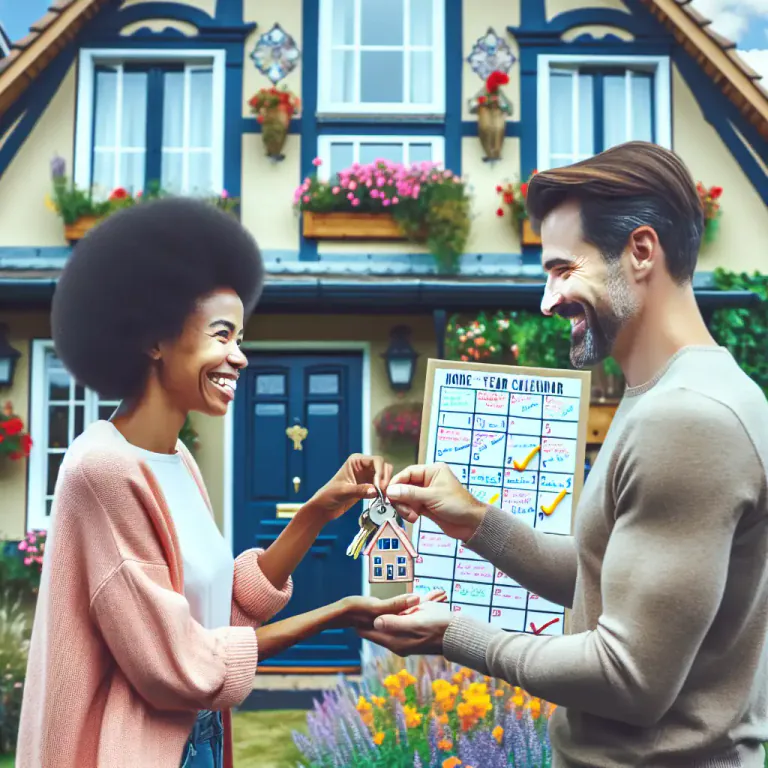 Visual representation of "tenancy" - The right to use a property or piece of land for a certain period of time.