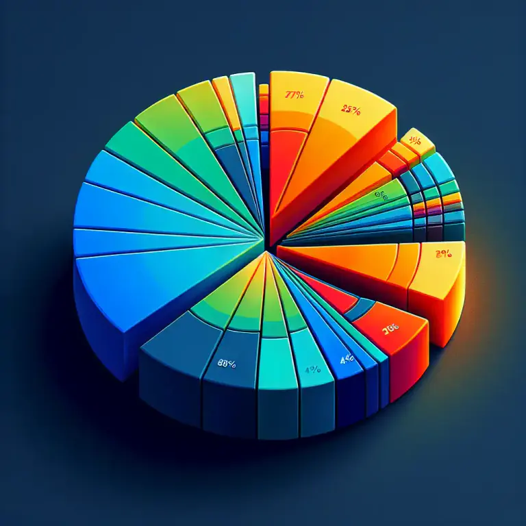 Visual representation of "most" - The majority