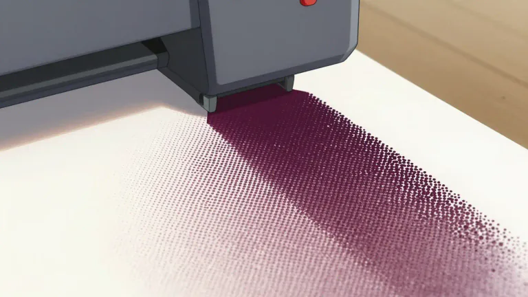 Visual representation of "dpi" - A measurement of print resolution, indicating how many individual dots can be placed in a line within one inch.