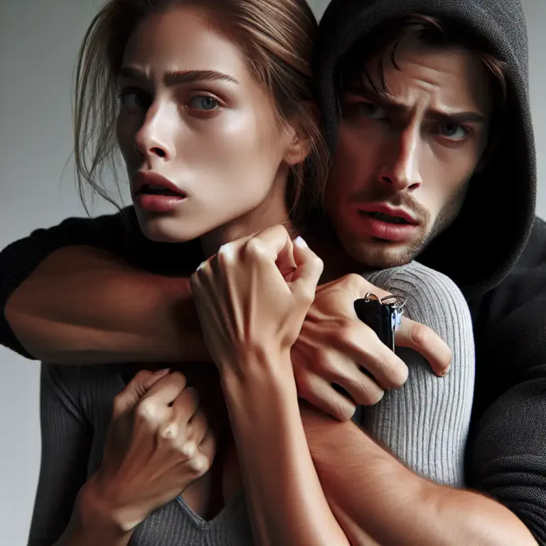 Visual representation of "struggle" - A violent or determined fight or effort