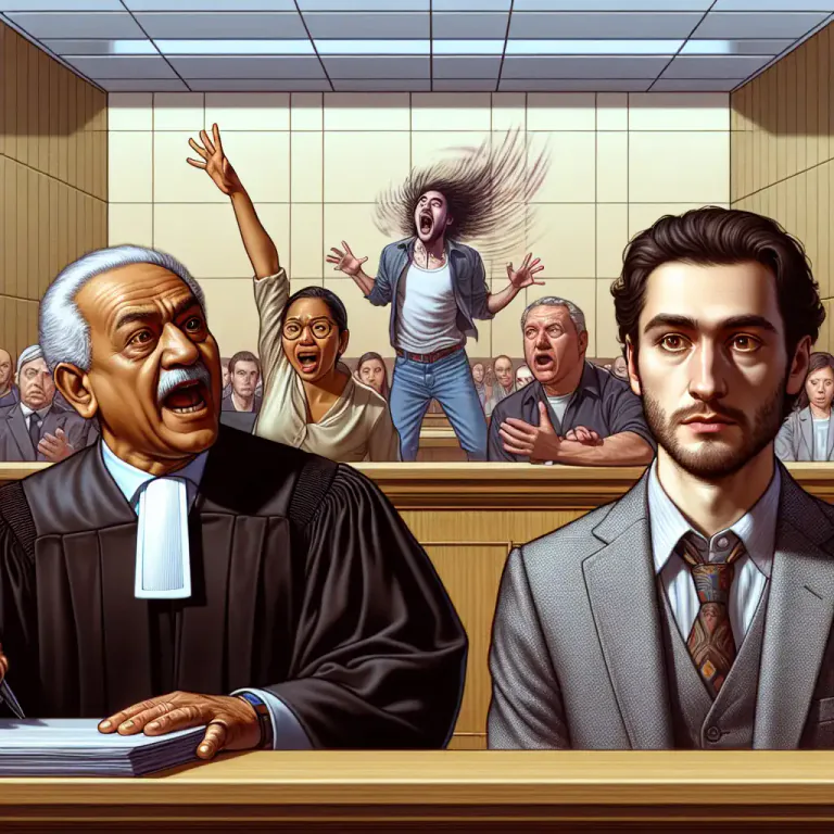 Visual representation of "automatism" - A defense in criminal law where a person's actions were carried out without their will or control.