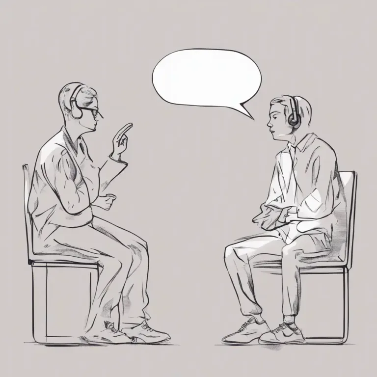 Visual representation of "talk about…" - To discuss or have a conversation about a specific topic or subject.