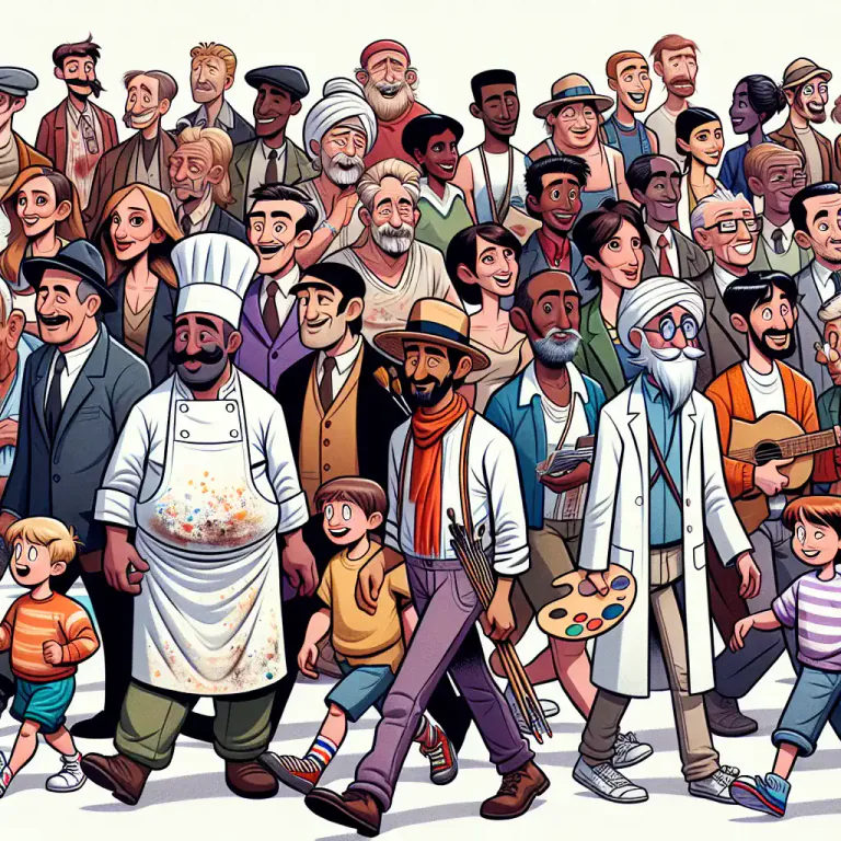 Visual representation of "ragtag" - A group of people who are not organized or who do not all have the same type of life, job etc.