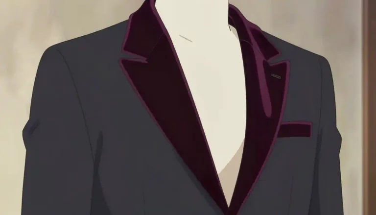 Visual representation of "revers" - The turned-over edge or border of a garment or cloth, such as a collar or lapel, often in a contrasting color or material.