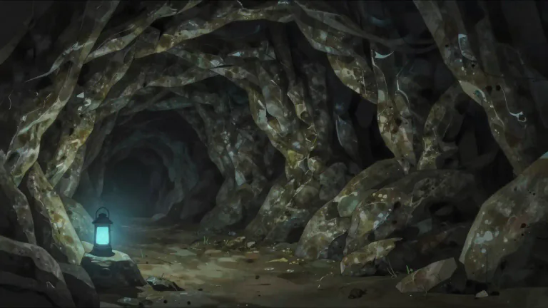 Visual representation of "cimmerian" - A term used to describe a place or state of extreme darkness or shadow.