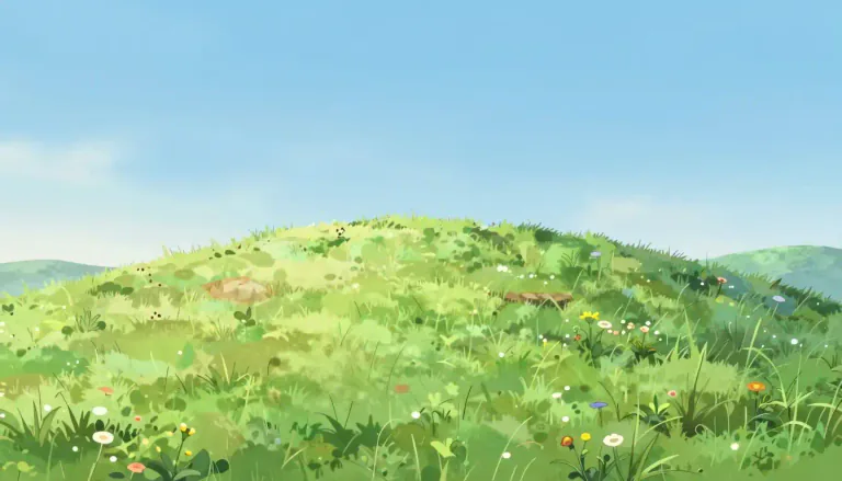 Visual representation of "knoll" - A small, rounded hill or mound