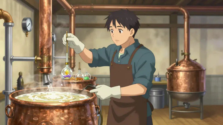 Visual representation of "brewmaster" - A brewmaster is a professional who is highly skilled in the art of brewing beer and manages brewing operations.