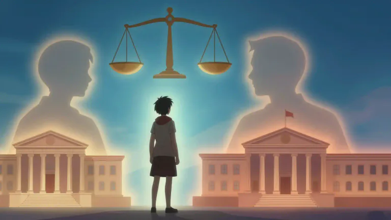 Visual representation of "nationality" - In law, it refers to the relationship between an individual and a state to which he/she has rights and duties.