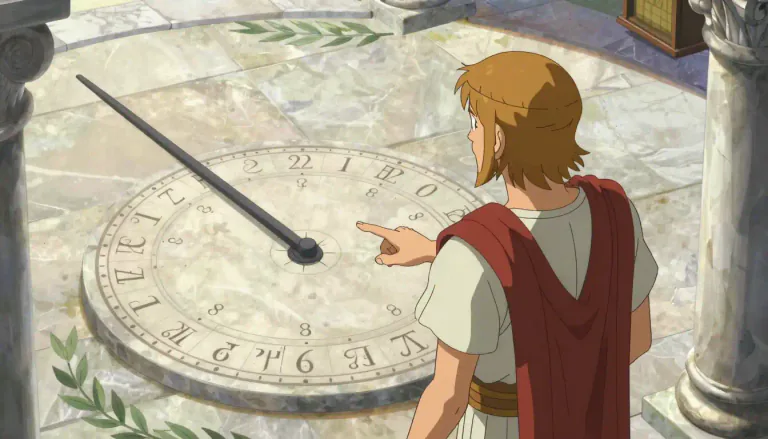 Visual representation of "ides" - The day in the middle of a month, usually the 15th day of March, May, July and October, and the 13th day of the other months, in the ancient Roman calendar.