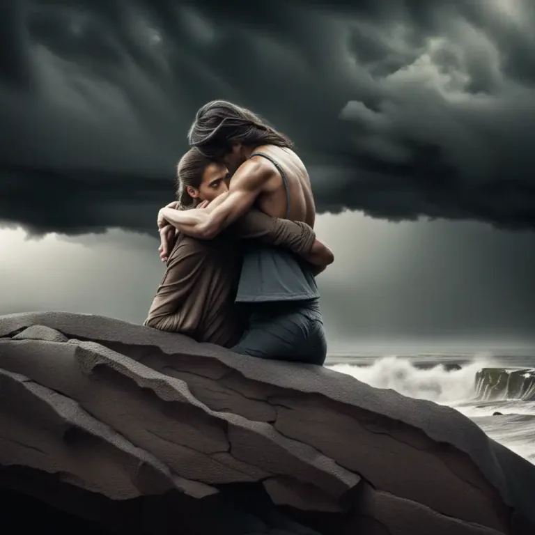 Visual representation of "be in somebody's corner" - To support someone in their time of need or during a hard situation