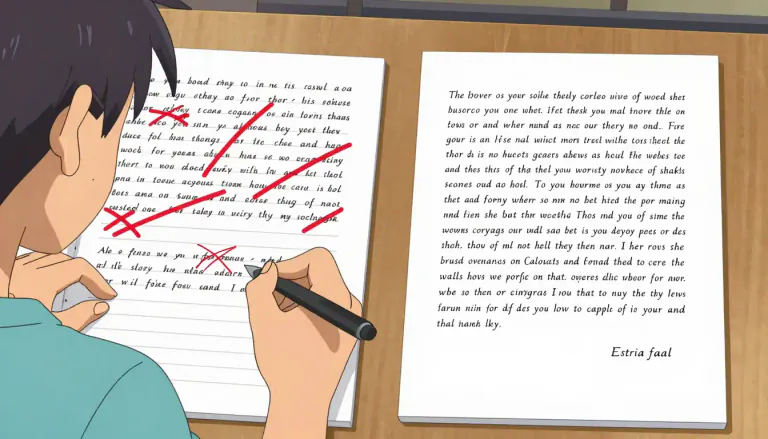 Visual representation of "redraft" - To write a document again in a different way to improve it or correct mistakes.