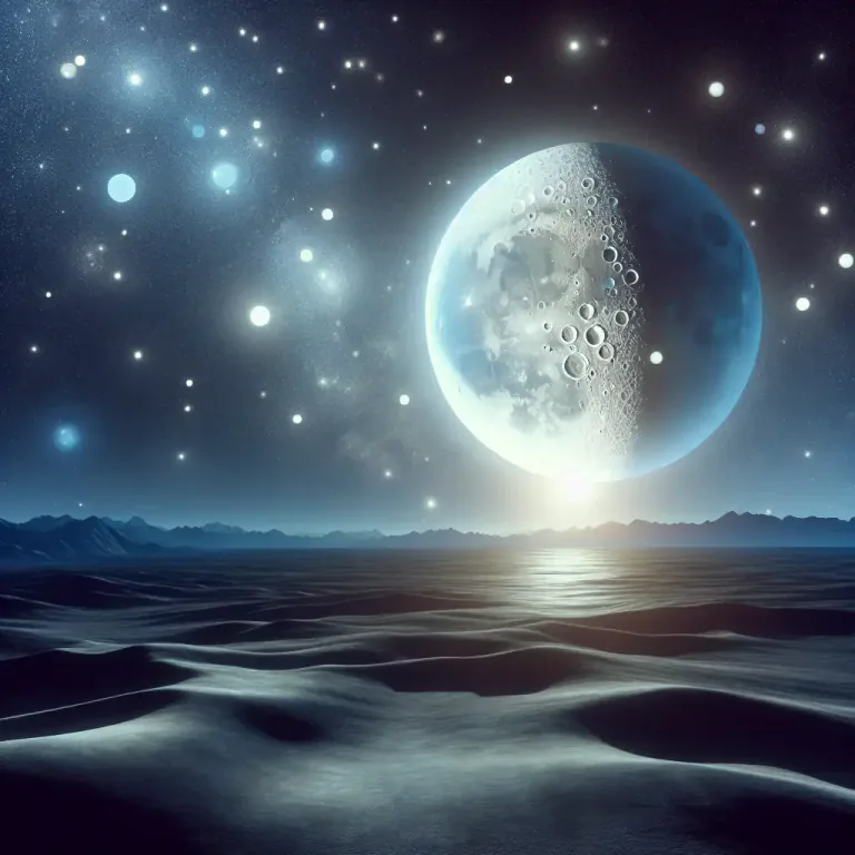 Visual representation of "over the moon" - Very happy or excited