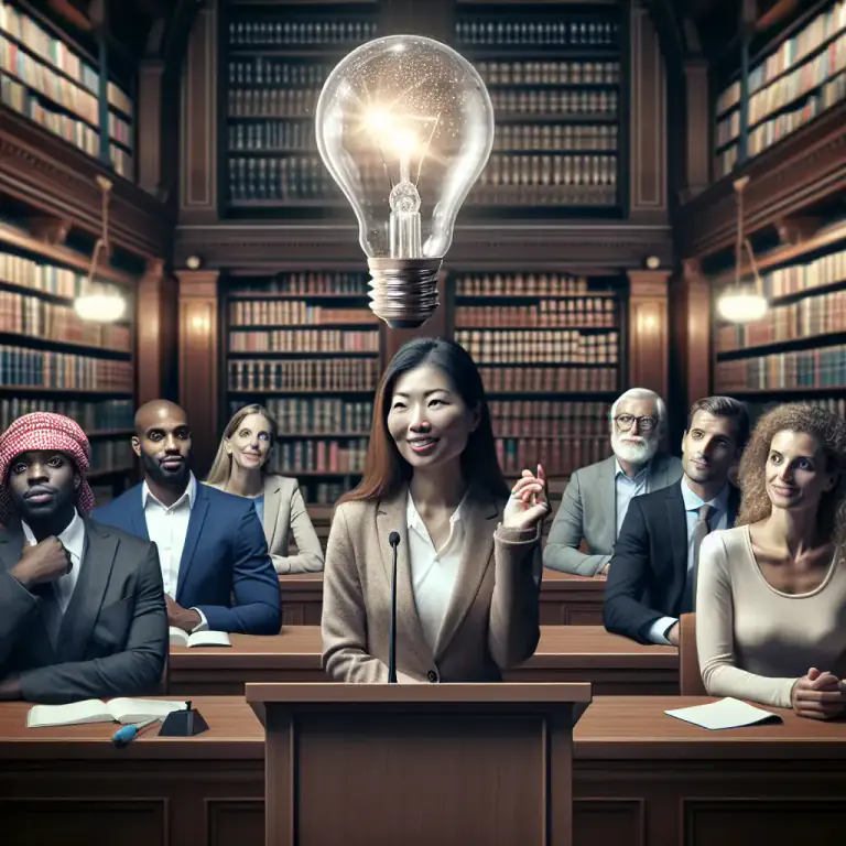 Visual representation of "enunciate" - To express an idea or plan clearly or formally.