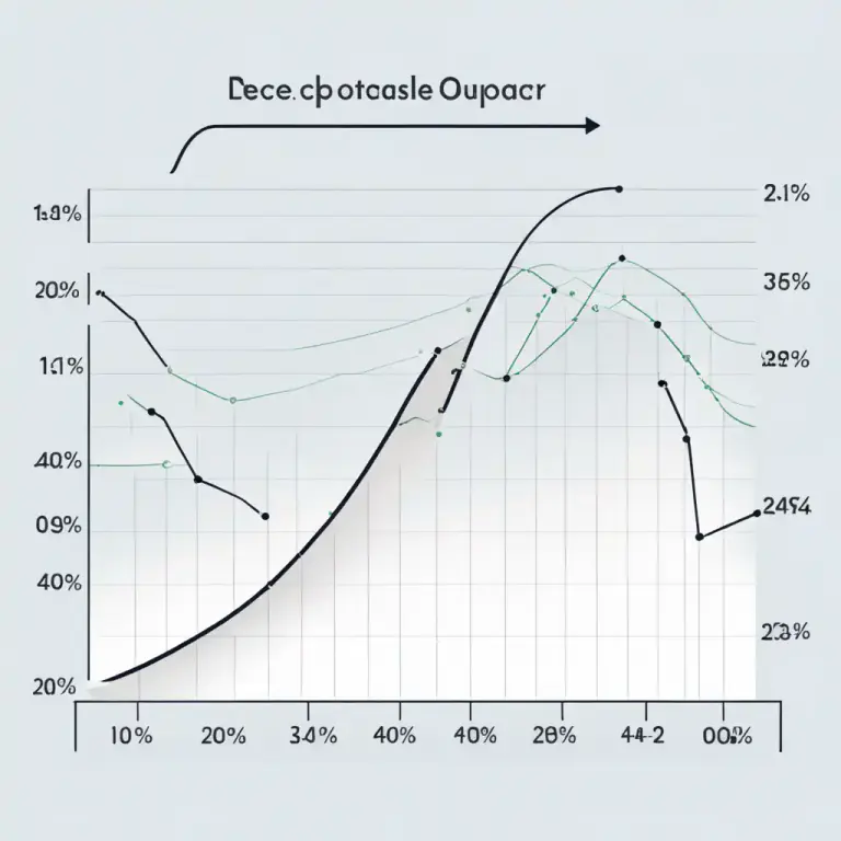 Visual representation of "dip" - A brief reduction in the level or amount of something.