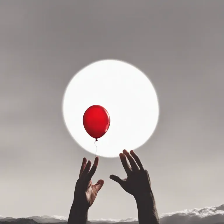 Visual representation of "out of your hands" - Something you cannot control or influence.