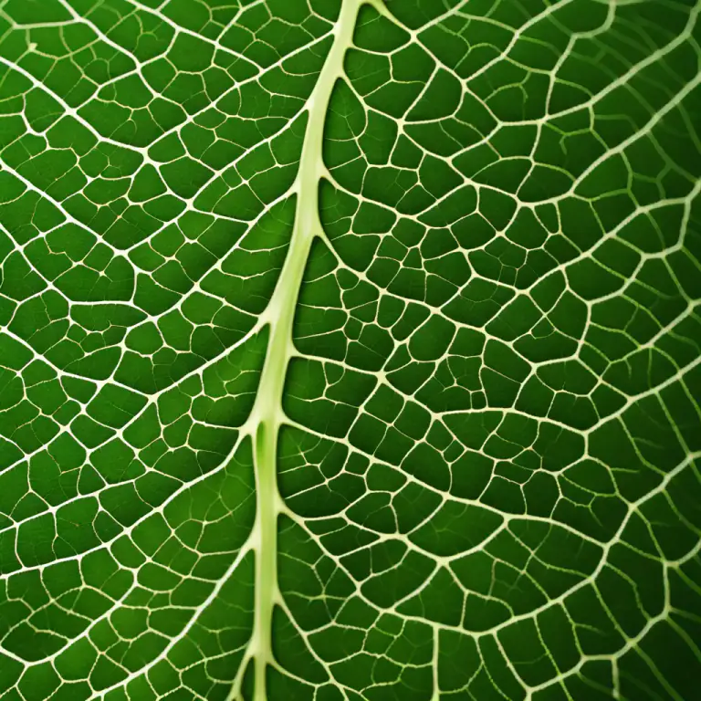 Visual representation of "reticulated" - Connected parts that form a network, especially in a body or plant.